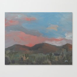 Porter Sunset Canvas Print