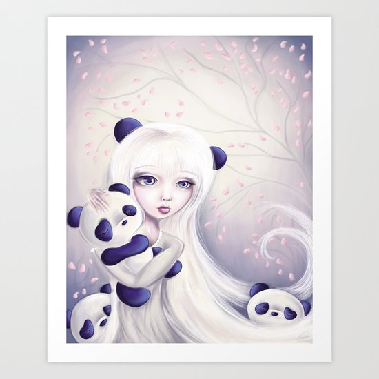 Panda: Protection Series Art Print