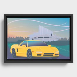 Space NSX Framed Canvas