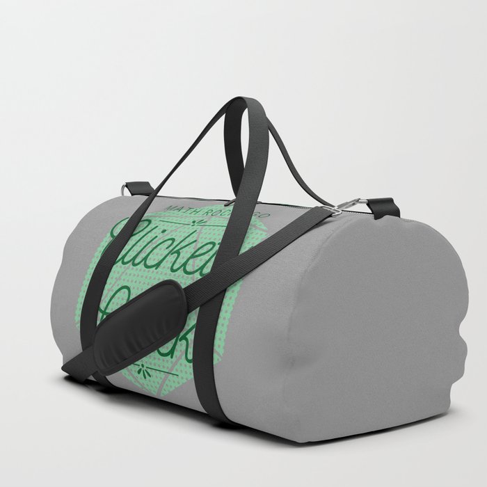 Math Rocks in green d20 ttrpg nerds Duffle Bag by Brand Name