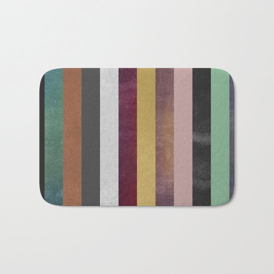 Stripe Combination Bath Mat