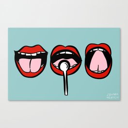 Three Mouths Canvas Print
