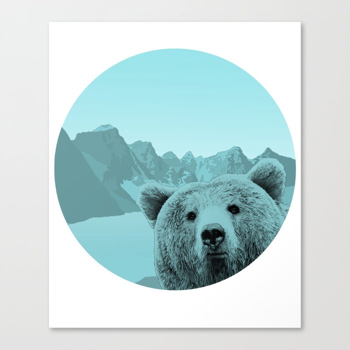 Bear With Me Canvas Print