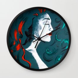 Poison Ivy Wall Clock | Painting, Movies & TV, Comic, People 