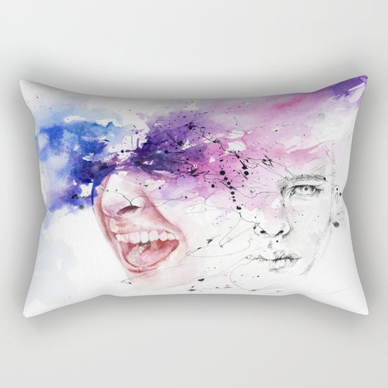 Don't hold your feelings Rectangular Pillow