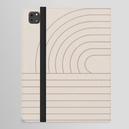 Oval Lines Abstract XXIX iPad Folio Case