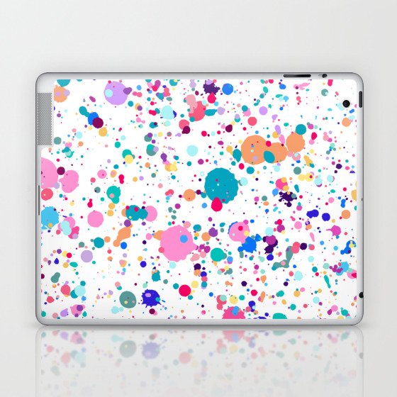 Ink Splatter Pattern Laptop & iPad Skin