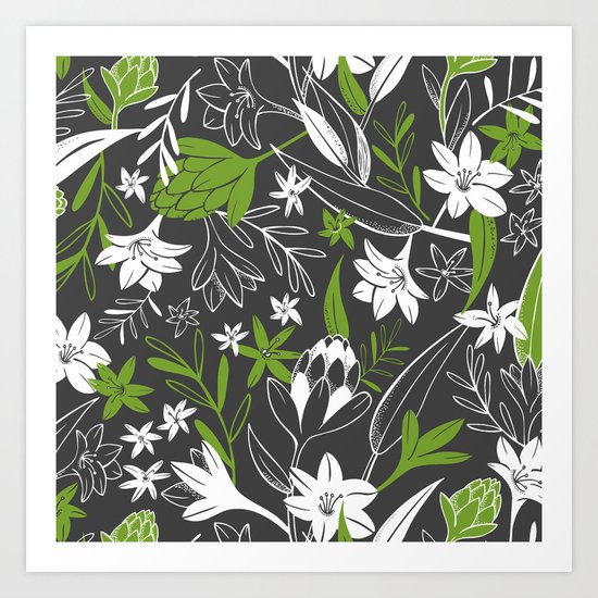 Night Garden Art Print