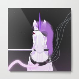 Unicorn Katana Metal Print