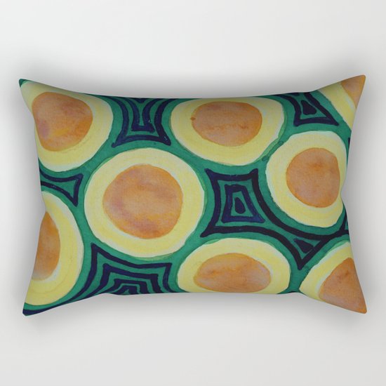 Fried Eggs Rectangular Pillow