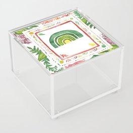 Earthy Rainbow Acrylic Box