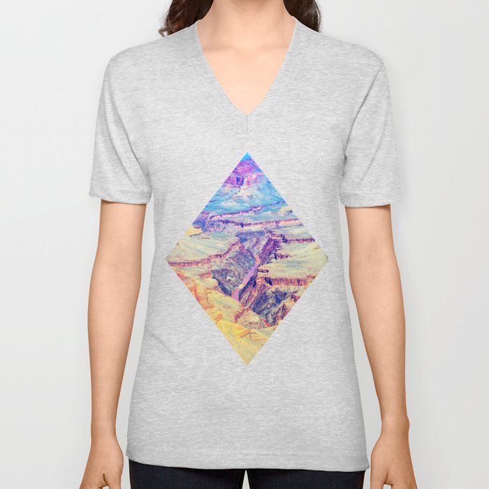 Colors of the Canyon V Neck T Shirt
