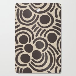 Neutral Abstract Pattern #4 Cutting Board
