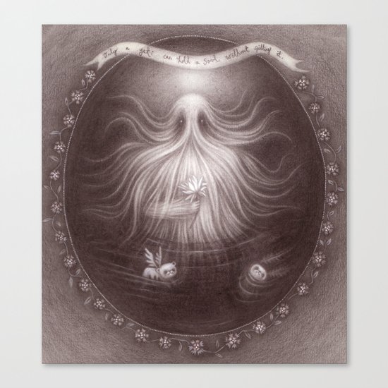Friendly Yeti Canvas Print