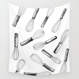 The French Balloon Whisk, Kitchen Tools, Pastry, Bakery Wall Tapestry