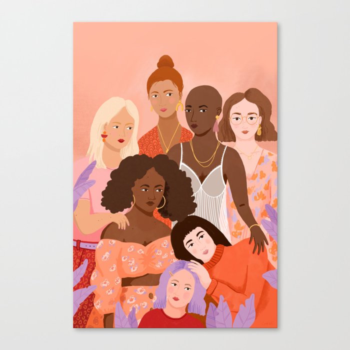 Women Support Women Canvas Print