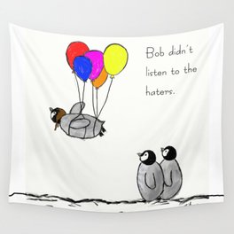 To be a Flying Penguin Wall Tapestry