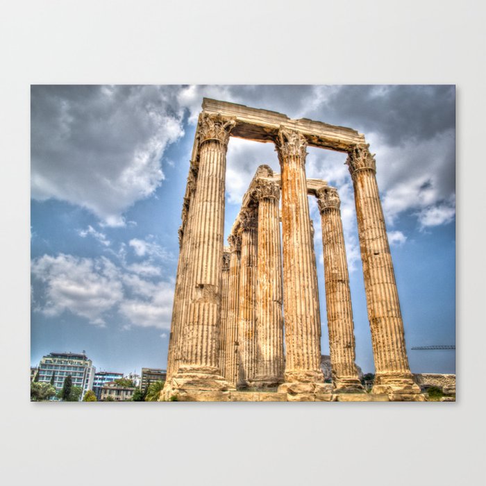 Temple of Zues Canvas Print