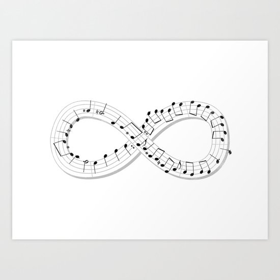 The Song That Doesn't End Art Print