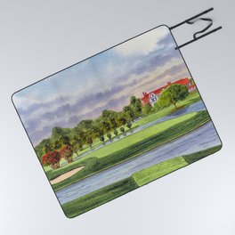 East Lake Golf Course Atlanta GA 15th Hole Picnic Blanket