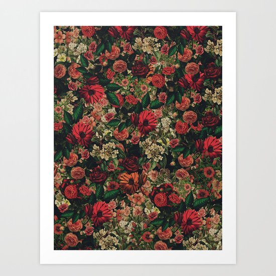 Flower Pattern Art Print