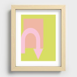 Arrows from The Tropics (simplified) Recessed Framed Print