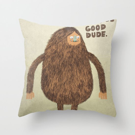 Sounds Good Dude Throw Pillow