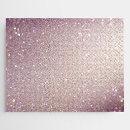 Rose Iridescent Glitter Jigsaw Puzzle