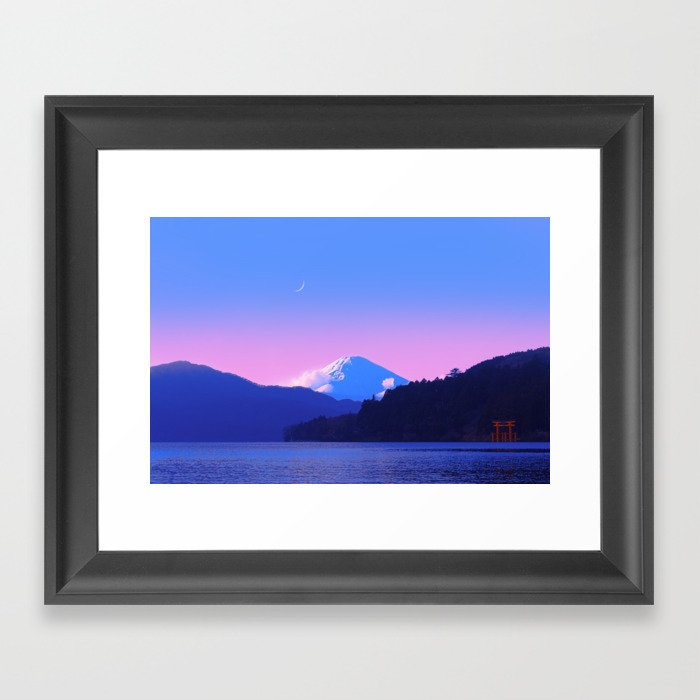 Mount Fuji Sunrise Framed Art Print