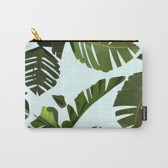 Palm Pattern Carry-All Pouch