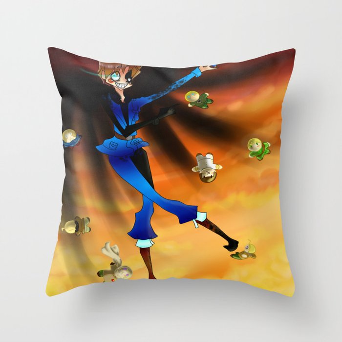 Where The Crazy Is Throw Pillow