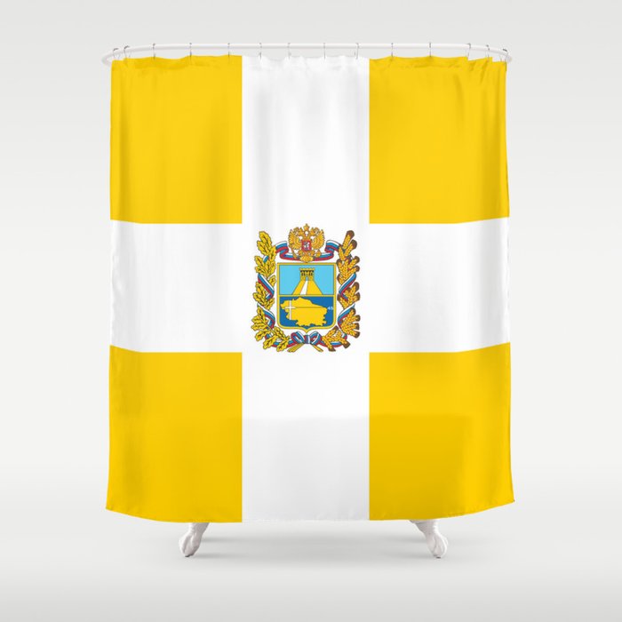 flag of Stavropol Shower Curtain