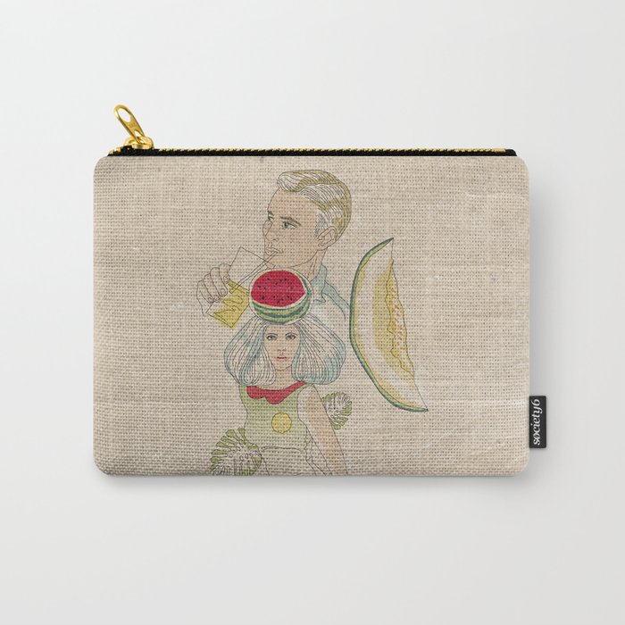 melon, watermelon and lemon Carry-All Pouch