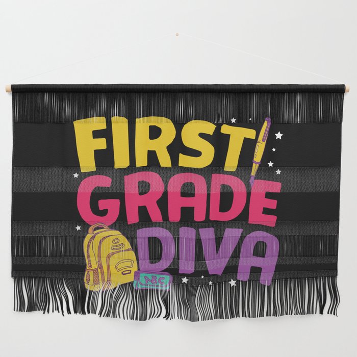 First Grade Diva Wall Hanging