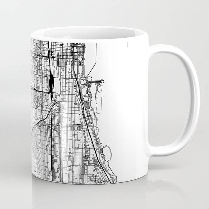 Chicago Map Coffee Mug