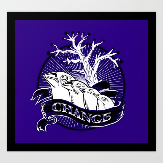 Darwin's Finches Art Print