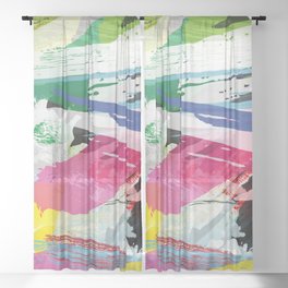 Abstractionnova 12-15 Sheer Curtain