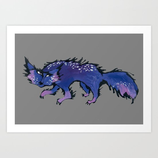 stray cat Art Print