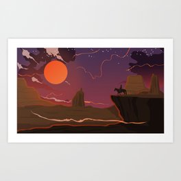 journey to the west Art Print