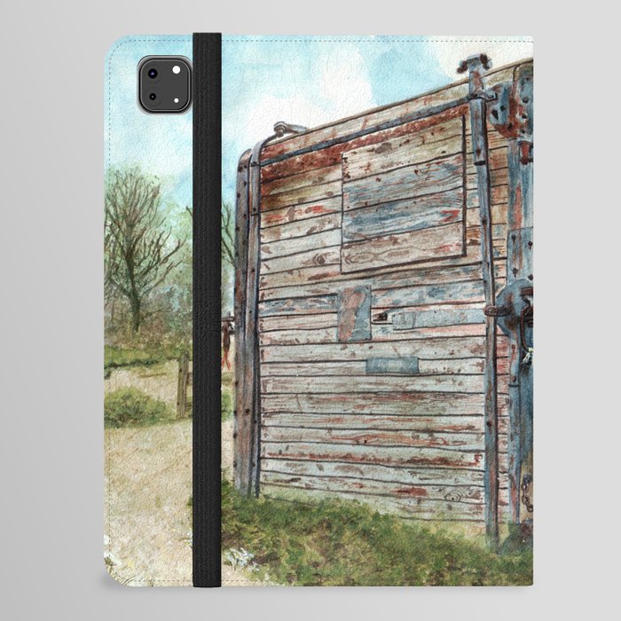 Farm Pigsty with a Difference iPad Folio Case