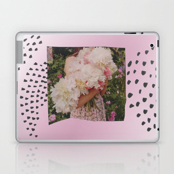 Fresher than you (pink floral) Laptop & iPad Skin