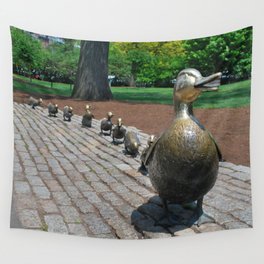 Make Way for Ducklings Wall Tapestry