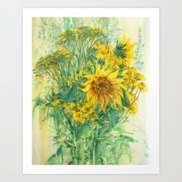 Sunflowers Art Print