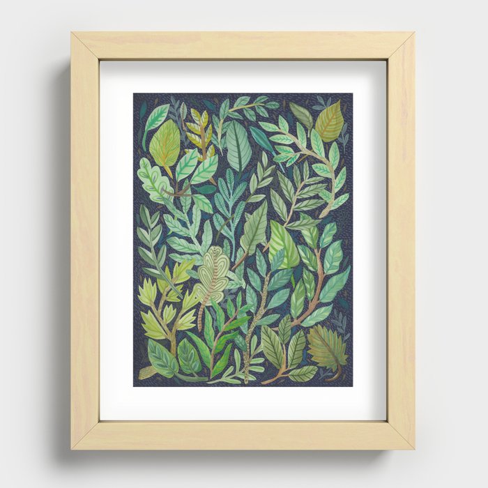 To The Forest Floor Recessed Framed Print
