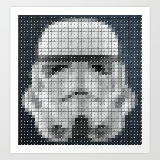 Stormtrooper Pantone Pop Art Print