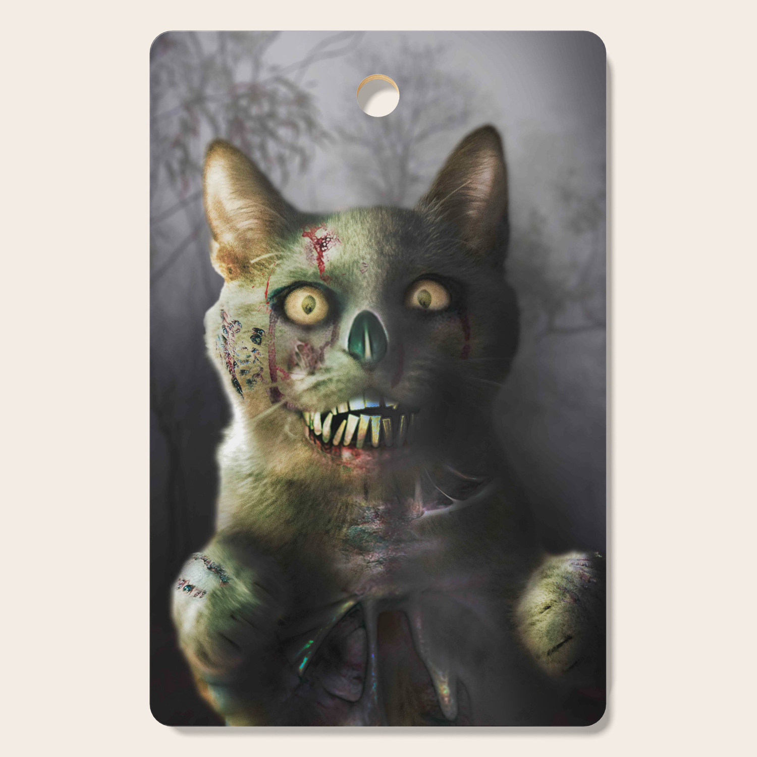 Scary top kitty cat