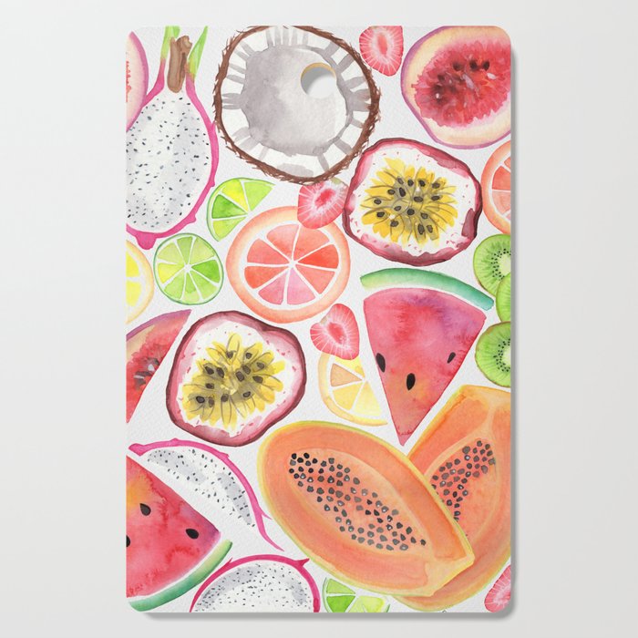 Fruit Slices Cutting Board
