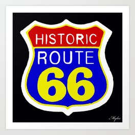 ROUTE 66 Art Print