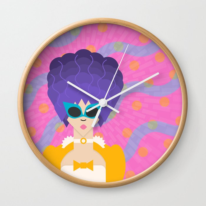 Modern Marie Antoinette Wall Clock