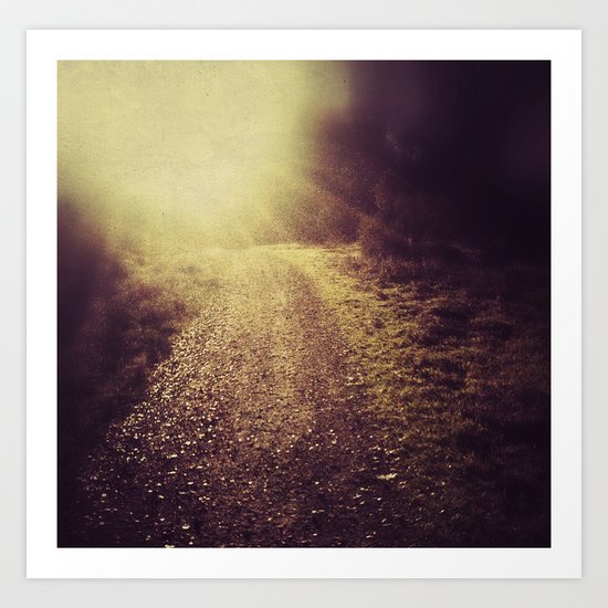 A Darkness, Vanishing Art Print